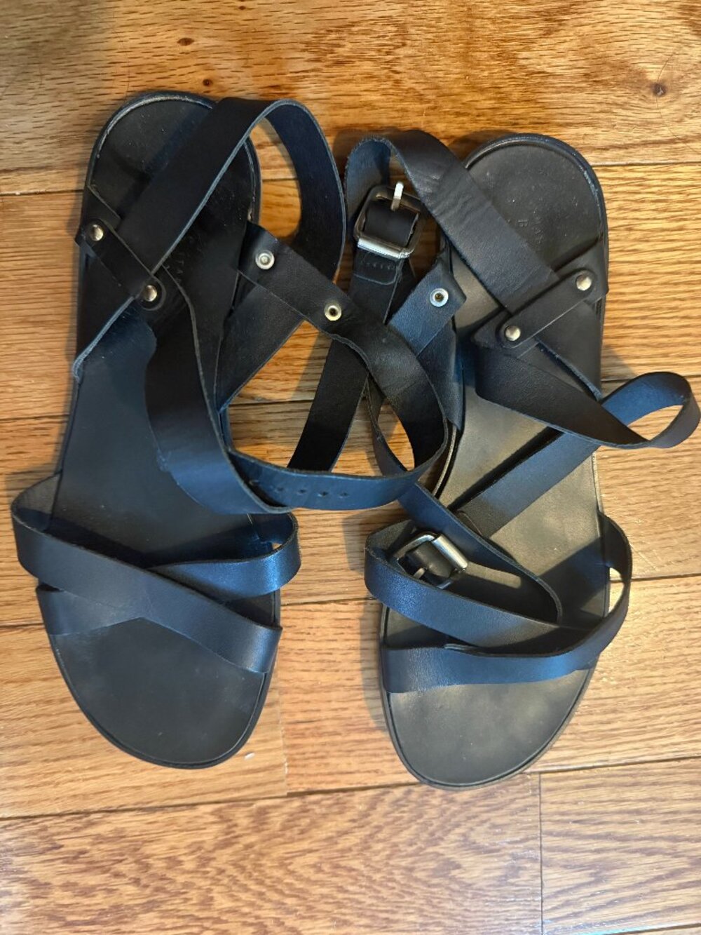 Barneys New York Leather Gladiator Sandals (unworn; size 7.5/38)